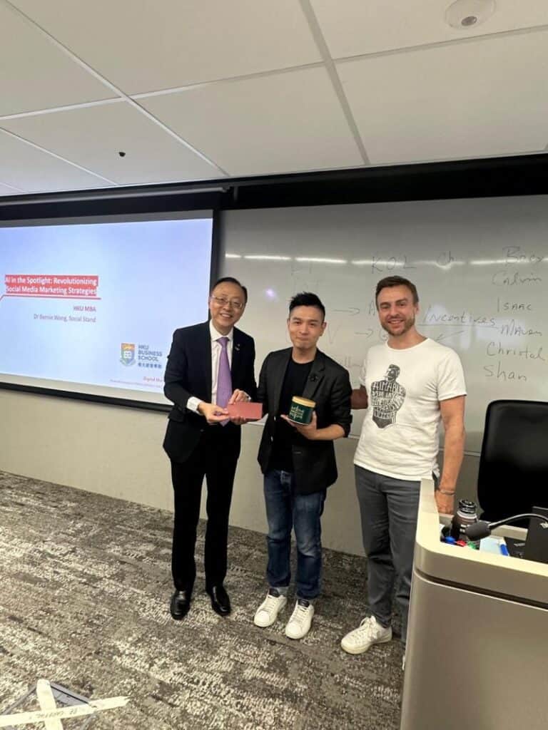 HKU MBA AI social media marketing guest lecture