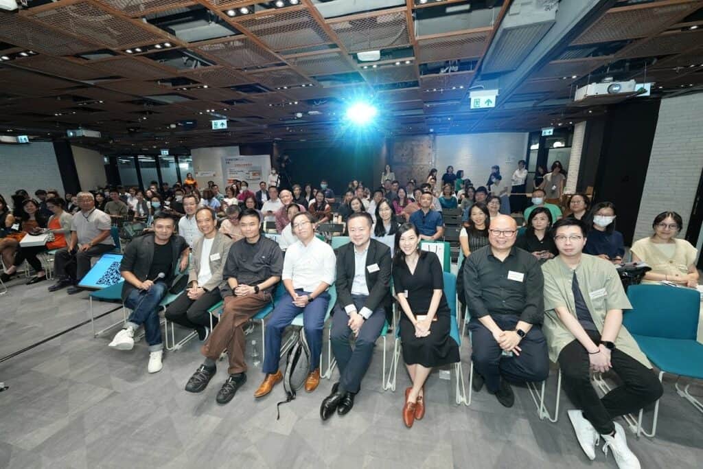 Full house at the HKTDC Digital Academy hybrid seminar moderated by Dr Bernie Wong
