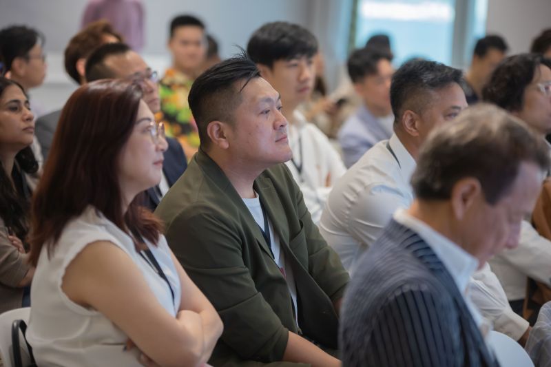 Corporate leadership audience at the Future-Proof Leader Experience in Hong Kong