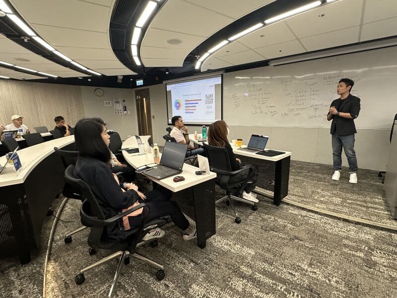 HKU MBA guest lecture on AI-native brand storytelling and strategy led by Dr Bernie Wong