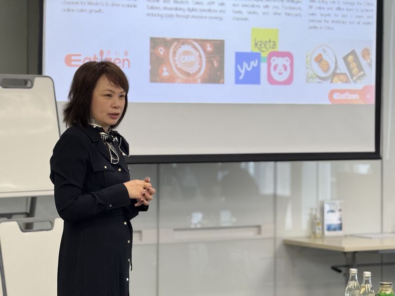 HKBU students learning about AI-driven marketing and CRM at Hong Kong Maxim’s Group