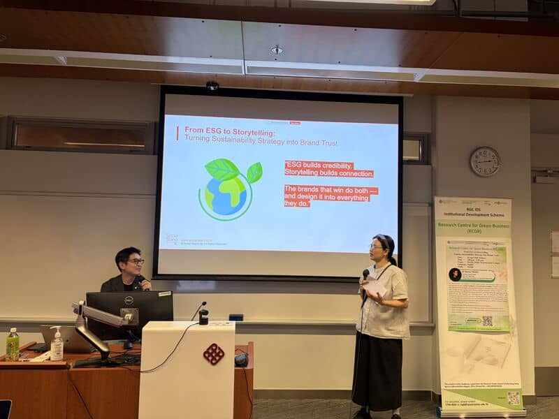 PolyU SPEED participants learning how ESG storytelling builds brand trust